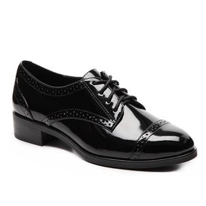 Anne Klein Black Patent Oxford